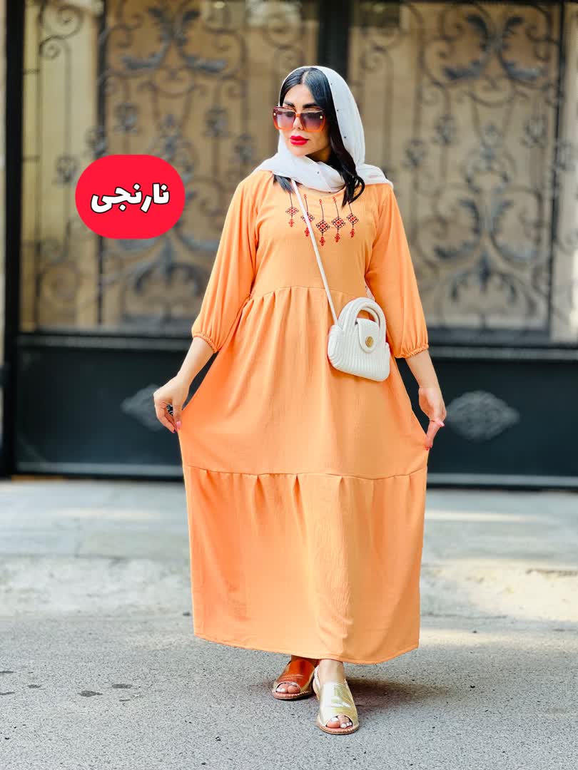 پیراهن نارنج 2588